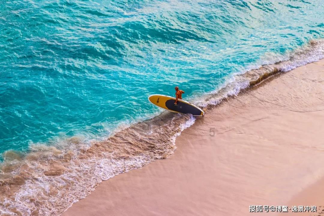 夏季热带海滩逃生